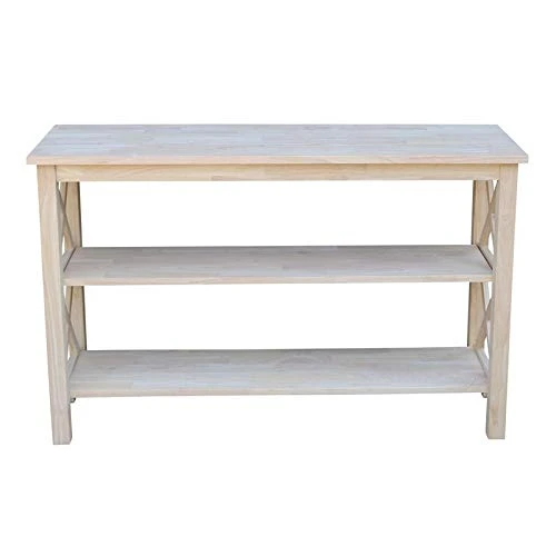 International Concepts Hampton Console Or Sofa Table Unfinished - Image 3