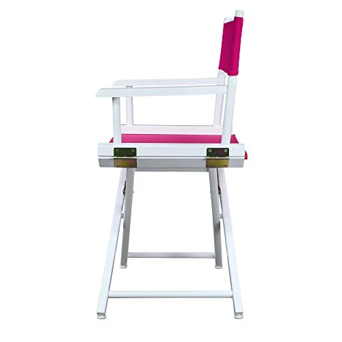 Casual Home 200-01/021-30 Director Chair 18" - Classic Height WhiteFrame/Magenta Canvas - Image 3