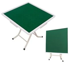 MEIMAI Mahjong Table, Free Installation Mahjong Table With Thick Fluff Desktop, 34.64In Folding Square Game Table With 4 ABS Drawer, Foldable Card Table For Poker Cards, Mahjong, Board Game