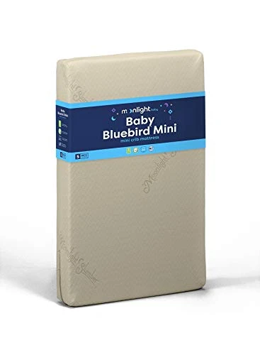 Moonlight Slumber Mini Crib Mattress 5" Dual Firmness: Baby Bluebird Waterproof Portable Crib & Toddler Bed Mattress : Cool Gel Memory Foam + Removable Cotton Mattress Pad. Hand Made In USA (38x24x5) - Image 7