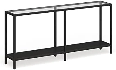 Henn&Hart 20" Wide Square Side Table In Blackened Bronze, Table For Living Room, Bedroom - Image 12