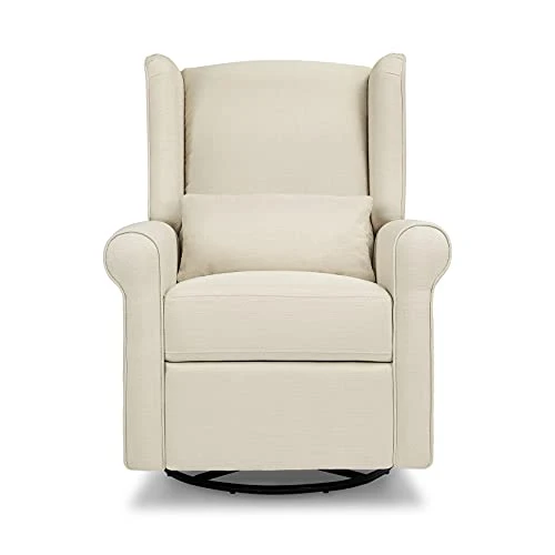 DaVinci Hayden Recliner And Swivel Glider In Natural Oat, Greenguard Gold & CertiPUR-US Certified - Image 4