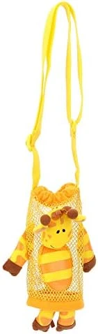 Owlike Children Drink Bottle Mesh Bag Pouch Carrier Baby Cartoon Water Bottle Handbag With Handle - Image 6