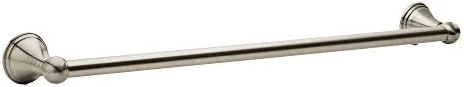 Moen DN8418BN Preston Collection 18-Inch Single Bathroom -Towel Bar, Brushed Nickel - Image 4