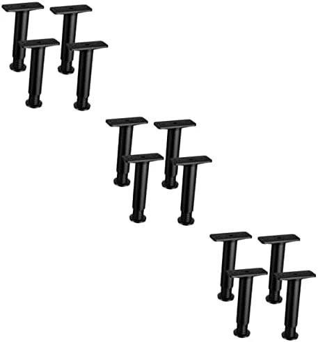 Housoutil 4pcs Bed Support Frame Adjustable Bed Frames Adjustable Bed Bases Bed Stand Adjustable Bed Legs Sofa Replacement Legs Bed Support Legs Bed Frame Support Bed Center Leg Furniture - Image 5