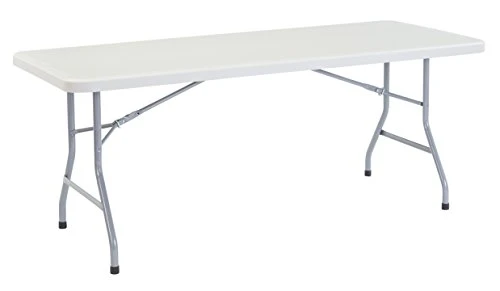 NPS 30" X 60" Heavy Duty Folding Table, Speckled Gray, 1,000 Lb Capacity - Image 9
