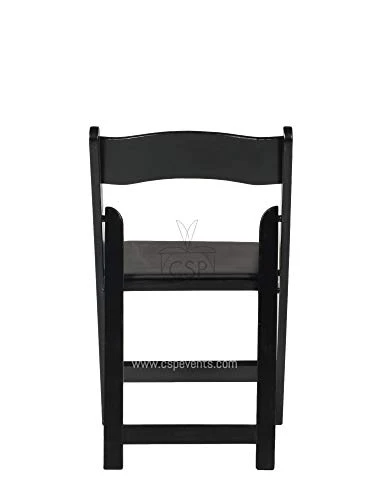 Commercial Seating Products American Padded Folding Chairs, Black - Image 3