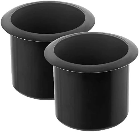 GYBest 2 Pcs Plastic Black Cup Holder, Recliner-Handles Replacement Cup Holder Insert For Sofa Boat Couch Recliner Poker Table (Bottom: 3.54", Top: 4.17", Height: 3.94") - Image 7