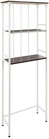 Silverwood Mixed Material Bathroom Collection 3-Tier Spacesaver, 66" H, Gunmetal - Image 3