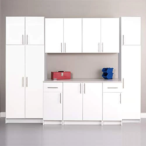Prepac Elite 32" Tall Wall Cabinet, White - Image 2