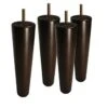 BingLTD - 7 1/2" Mid Century Dark Walnut Sofa Legs - Set Of 4 (Emma LEG-202)