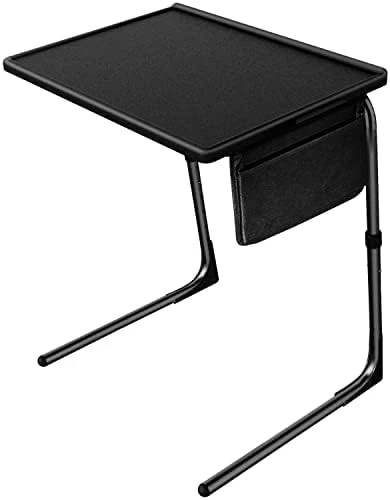 Totnz TV Tray Table, Folding TV Dinner Table Comfortable Folding Table With 3 Tilt Angle Adjustments For Eating Snack Food, Stowaway Laptop Stand (2 Pack) - Image 6