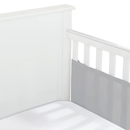 BreathableBaby Breathable Mesh Crib Liner β Classic Collection β White β Fits Full-Size Solid End Cribs Only β Anti-Bumper - Image 6