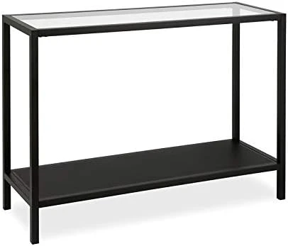 Henn&Hart 20" Wide Square Side Table In Blackened Bronze, Table For Living Room, Bedroom - Image 7