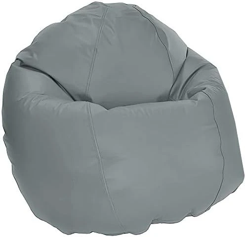 Bean Products Large Vinyl Bean Bag Chair | Filled W/Polystyrene Beads & CertiPUR Foam | Made In USA | 36”W, 36”L, 40”H | 20lb | Available In 2 Sizes | Perfect For Adults, Teens & Kids | Dark Navy - Image 15