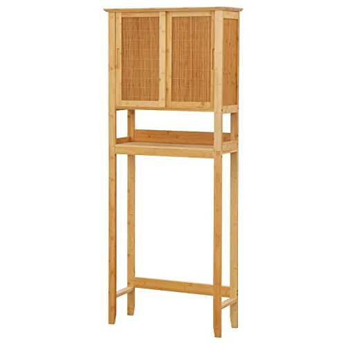 Target Marketing Systems Bamboo Cabinet, Natural - Image 4
