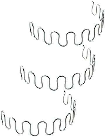 Coshar 3Pcs 16-Inch Sofa Upholstery Spring Replacement, Furniture Recliner Couch Repair Set, Screws And Clips Included - Silver - Image 7