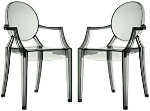 Modway Casper Modern Acrylic Counter Bar Stool In Clear - Fully Assembled - Image 6