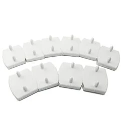 Pro Bamboo Kitchen 10pcs Bed Slat Plastic Center Cap White 55x9mm Centre Bed Slat Caps Holders Replacement Part For Wooden Bed, Sofa Bed, Bunk Bed