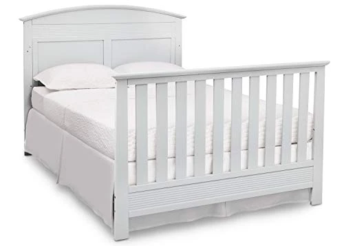 CC KITS Full-Size Conversion Kit Bed Rails For Serta Aberdeen, Adelaide, Ashland, Banbury, Barrett, Bethpage, Fairmont, Fall River, Fernwood & Mid-Century Modern Lifestyle 4-in-1 Cribs (Bianca White) - Image 3