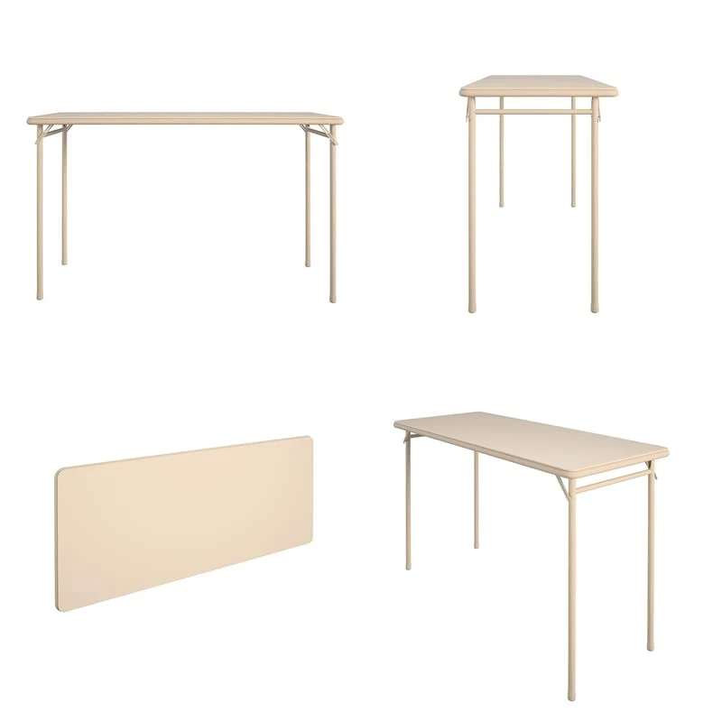 Cosco Folding Serving Table, 20" X 48", Antique Linen - Image 6