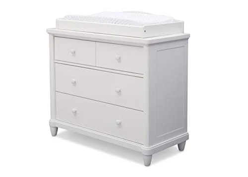 Delta Children Simmons Kids Belmont 4 Drawer Dresser With Changing Top - Image 2