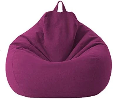Bean Bag Chair Cover For Kids And Adults, Sturdy Zipper Beanbag Case, Sack Bean Bag, Zipper Storage Beanbag (No Filler) For Organizing Children Plush Toys Lazy Sofa Chairs (Purple, S) - Image 12