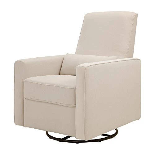 DaVinci Piper Upholstered Recliner And Swivel Glider In Cream, Greenguard Gold & CertiPUR-US Certified - Image 6
