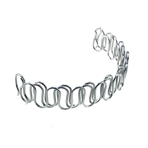 Coshar 3Pcs 16-Inch Sofa Upholstery Spring Replacement, Furniture Recliner Couch Repair Set, Screws And Clips Included - Silver - Image 4