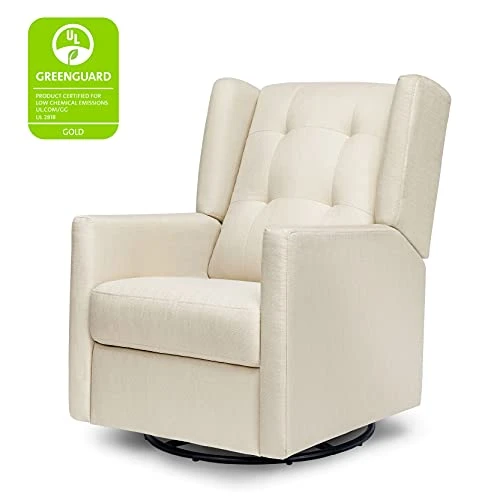 DaVinci Maddox Recliner And Swivel Glider In Natural Oat, Greenguard Gold & CertiPUR-US Certified - Image 3