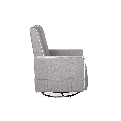 Relax A Lounger Lyndon Glider Chair With Ottoman, Taupe - Image 4