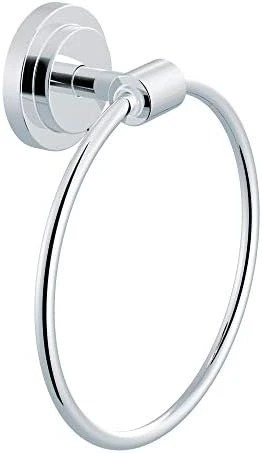 Moen DN0786CH Iso Bathroom Hand -Towel Ring, Chrome - Image 7