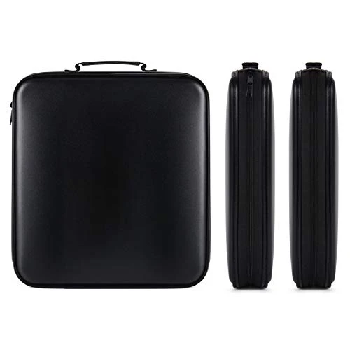 Fansport CD Case 160 Capacity DVD Case Organizer CD/DVD Case, CD Case Storage DVD Organizer Case DVD Booklet CD/DVD Holder Case DVD Book Heavy Duty DVD Case Book Wallet - Image 2