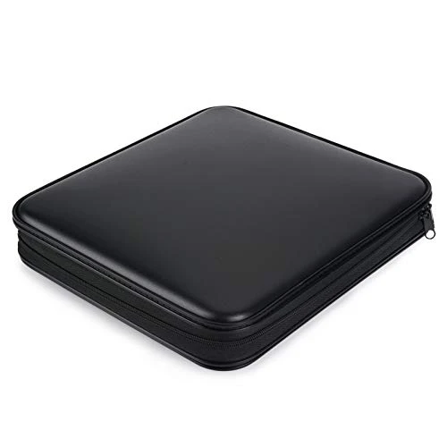 Fansport CD Case 160 Capacity DVD Case Organizer CD/DVD Case, CD Case Storage DVD Organizer Case DVD Booklet CD/DVD Holder Case DVD Book Heavy Duty DVD Case Book Wallet - Image 6