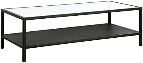 Henn&Hart 20" Wide Square Side Table In Blackened Bronze, Table For Living Room, Bedroom - Image 14