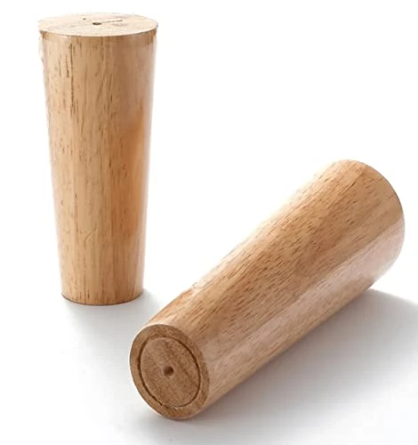 Tapered Wooden Sofa Legs, DIY Solid Wood Furniture Replacement Feet For Couch, Chair, Coffee Table, Cabinet, Set Of 4,Original Wood Colour-25cm - Image 3