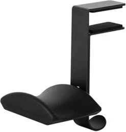 Headphones Hanger Headset Holder Desk Mount Universal Hanger Gaming Headphone Stand Bracket Display Rack Headset Holder Space Saving Headphone Stand For Desk (Color : Rojo, Size : C) ( Color : Black ,