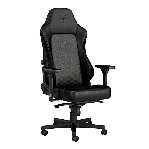 Noblechairs Hero Gaming Chair/Office Chair With Lumbar Support, PU Faux Leather, Black - Image 6