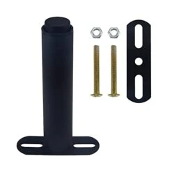 MY MIRONEY Set Of 2 Bed Frame Support Adjustable Height Bed Furniture Legs Heavy Duty Center Support Legs Replacement For Wooden Slats And Mattresses, Sofa, Couch, Chair (7.09" - 12.99") - Black