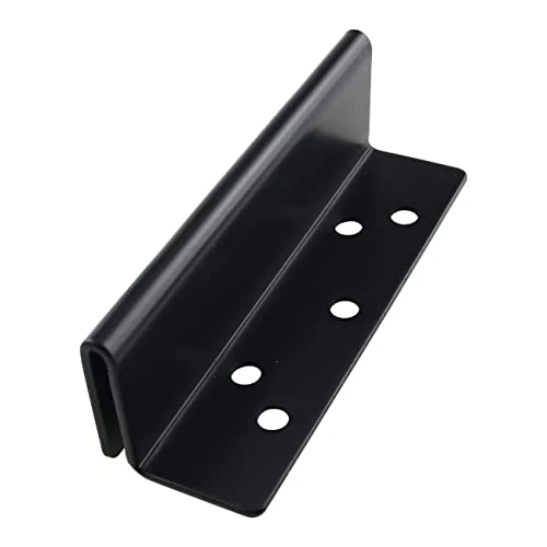 WHYHKJ 2PCS Double Hook Slot Hole Hanging Slot Bracket Bed Frame Bed Post Double Hook Slot Hardware Attachment Bracket For Wooden Bed - Image 3