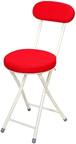 Cushioned Folding Stool, Lightweight Camp Stool, Portable Heavy Duty Collapsible Padded Round Stool, Kitchen Party Office Stool Seat - Image 6