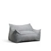 Big Joe Imperial Fufton Foam Filled Bean Bag Sofa With Removable Cover, Gray Union, 5ft Giant