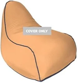 Yogibo Zoola Lounger Outdoor Bean Bag Replacement Cover, Water Resistant, Removable, Washable, Pebble