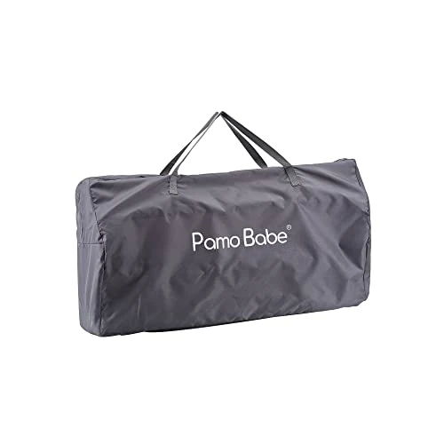 Pamo Babe Bedside Bassinet For Baby Crib Quick One-Hand Folding Bedside Sleeper 4 Adjustable Heights Co-Sleeper - Image 5