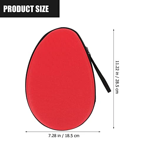 BESTonZON Professional Table Tennis Paddle Case Table Tennis Bat Case Table Tennis Paddle Hard Shell - Image 3