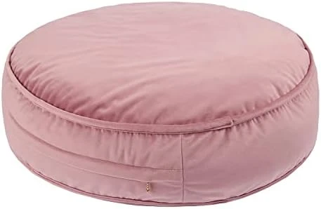 YIUOR Velvet Pouf For Nursery Floor Cushion Soft Round Throw Pillow Baby Room Seat Mattress Bean Bag Chair For Reading Nook - Image 11