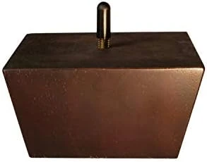 BingLTD - 2 ½” Mahogany Square Tapered Hardwood Sofa Legs - Set Of 4 (ST7616-157)… - Image 5