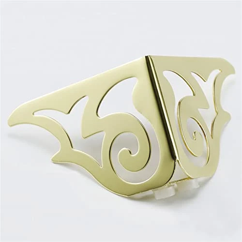 VISAML 4Pcs/Lot Metal Hollow Furniture Sofa Feet Legs Metal Sofa Table Cabinet Cupboard Bar Flower Pattern European Gold