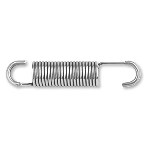 GNPADR 3-5/8" (2 Pieces) Stainless Steel Replacement Recliner Sofa Mechanism Tension Spring - Long Neck Hook - Image 4