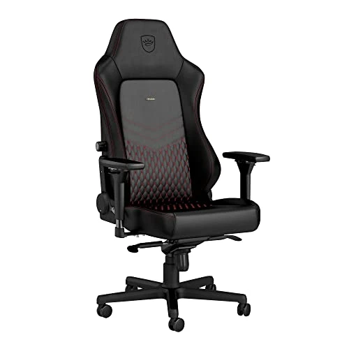 Noblechairs Hero Gaming Chair/Office Chair With Lumbar Support, PU Faux Leather, Black - Image 14
